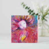 赤いマスク / マルディグラ仮面パーティー 招待状 (スタンド正面)