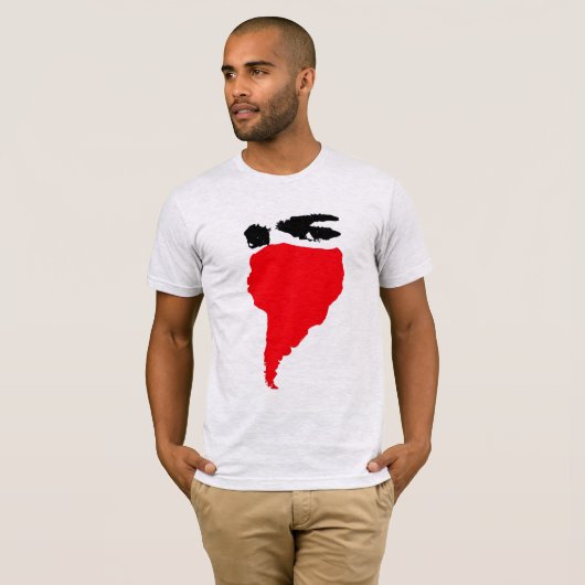 赤いマスクTシャツ Tシャツ (正面フル)