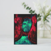 "赤いマドンナ" JTGの芸術の郵便はがき ポストカード (スタンド正面)