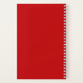 赤いママの定義 - ユニークで面白い子供の名前 ノートブック (裏面)