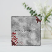 赤いマムのゴシック グランジ 招待状 (スタンド正面)