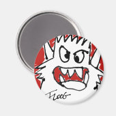 赤いマンガの怪物 マグネット (正面/裏面)