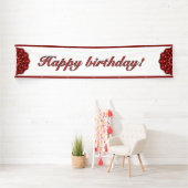 赤いマンダラ 横断幕 (インサイチュ)