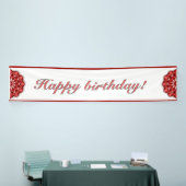 赤いマンダラ 横断幕 (トレードショー)