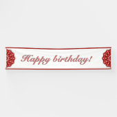 赤いマンダラ 横断幕 (横)