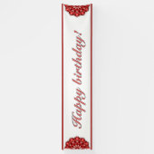 赤いマンダラ 横断幕 (縦)