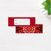 赤いムーア風イスラムの贈り物ラベル (デスク)