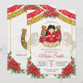 赤いメキシコンチャラ キンセアニエラ ウェスタン ご招待 招待状 (正面/裏面)