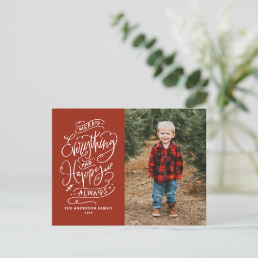 赤いメリーすべてとハッピー常に写真 シーズンポストカード (スタンド正面)