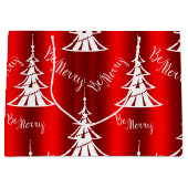 赤いメリークリスマスだ ラージペーパーバッグ (正面)