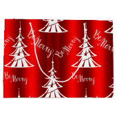 赤いメリークリスマスだ ラージペーパーバッグ (裏面)