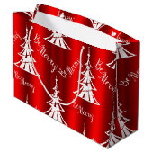 赤いメリークリスマスだ ラージペーパーバッグ (裏面アングル)