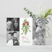 赤いメリー弓の休日のフォトカード付きミスタントー シーズンカード (スタンド正面)