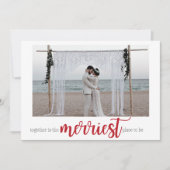 赤いメリーPlace to Be Christmas Photo Card シーズンカード (正面)