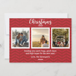 赤いメリーPlace to Be Christmas Photo Card シーズンカード
