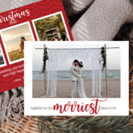 赤いメリーPlace to Be Christmas Photo Card シーズンカード
