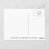 「赤いメープルの妖精」はがき ポストカード (裏面)