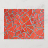 赤いモザイク ポストカード (正面)