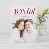 赤いモダンうれしそうな写真 シーズンカード (スタンド正面)