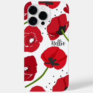 赤いモダンケシの花 Case-Mate iPhone 14 PRO MAXケース