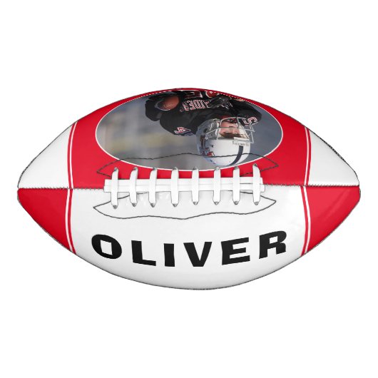 赤いモダンプレーヤーのファン名写真 アメリカンフットボール (正面)