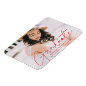 赤いモダン台本を卒業 マグネット (左側)