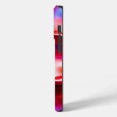 赤いモダン美的背景 Case-Mate iPhoneケース (裏面 / 左)