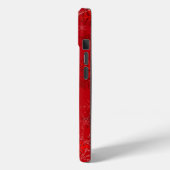 赤いモダン聖降誕祭 Case-Mate iPhoneケース (裏面 / 左)