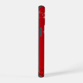 赤いモダン聖降誕祭 iPhone 15ケース (右側面)