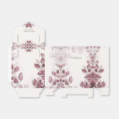 赤いモダン葉お気に入り フェイバーボックス (折り畳みなし)