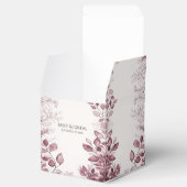 赤いモダン葉お気に入り フェイバーボックス (オープン)