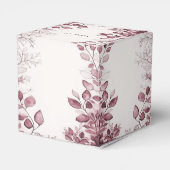 赤いモダン葉お気に入り フェイバーボックス (裏面サイド)