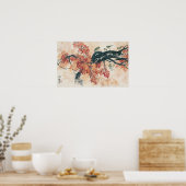 赤いモプル ポスター (キッチン)