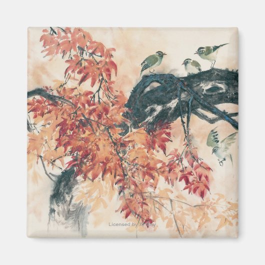 赤いモプル マグネット (正面)