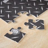 赤いモンスタートラック ジグソーパズル (側面)