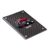 赤いモンスタートラック ノートブック (右側)