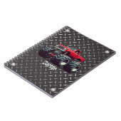 赤いモンスタートラック ノートブック (左側)