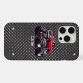 赤いモンスタートラック iPhoneケース (裏面横)