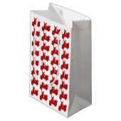 赤いモーターバイク スモールペーパーバッグ (正面アングル)