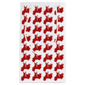 赤いモーターバイク スモールペーパーバッグ (正面)