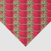 赤いヤシの木 薄葉紙 (詳細)