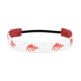 赤いヤドカリのヘッドバンド アスレチックヘッドバンド
