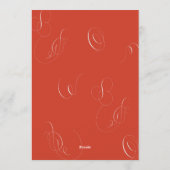 赤いユニーククリスマスワーク | 2フォトフレームHAPPY シーズンカード (裏面)