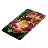 赤いユリ マグネット (左側)