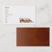 赤いヨガ-ビジネス 名刺 (正面/裏面)