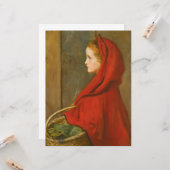 赤いライディングフード カード (正面/裏面インサイチュ)