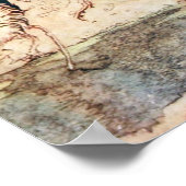 赤いライディングフード ポスター (角)