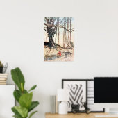 赤いライディングフード ポスター (ホームオフィス)