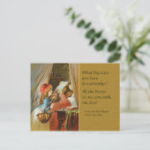 赤いライディングフードCC0204おとぎ話はがき ポストカード (スタンド正面)