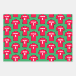 赤いラッピングの紙シート ラッピングペーパーシート